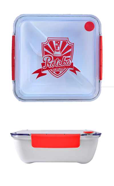 Proteka lunch box 920ml crveni